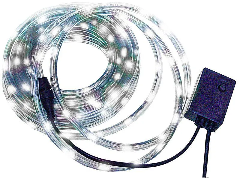 Adorno Navideño Manguera Blanca 10m