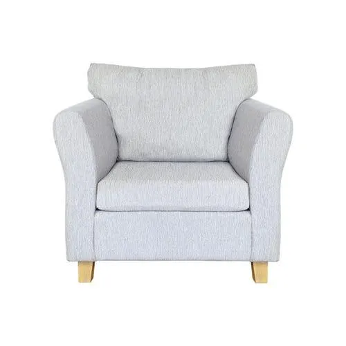 Sofá Trento 1 cuerpo chenille jumper gris claro 80 x 80 Fullconfort