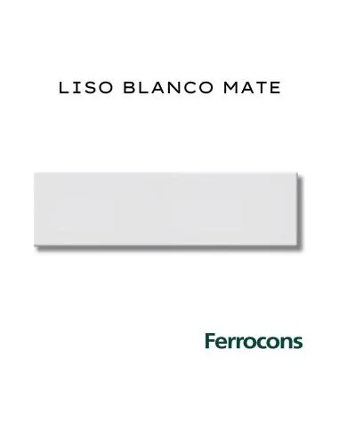 COLORES SOLIDOS REVESTIMIENTO ESMALTADO PARED LISO BLANCO MATE 8.5X30