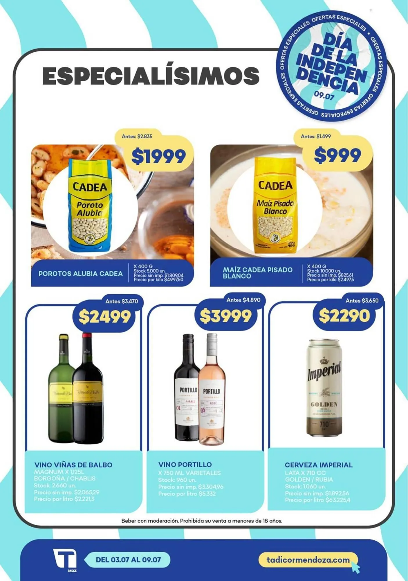 Ofertas de Catálogo Supermercados Tadicor 3 de julio al 9 de julio 2025 - Página 4 del catálogo