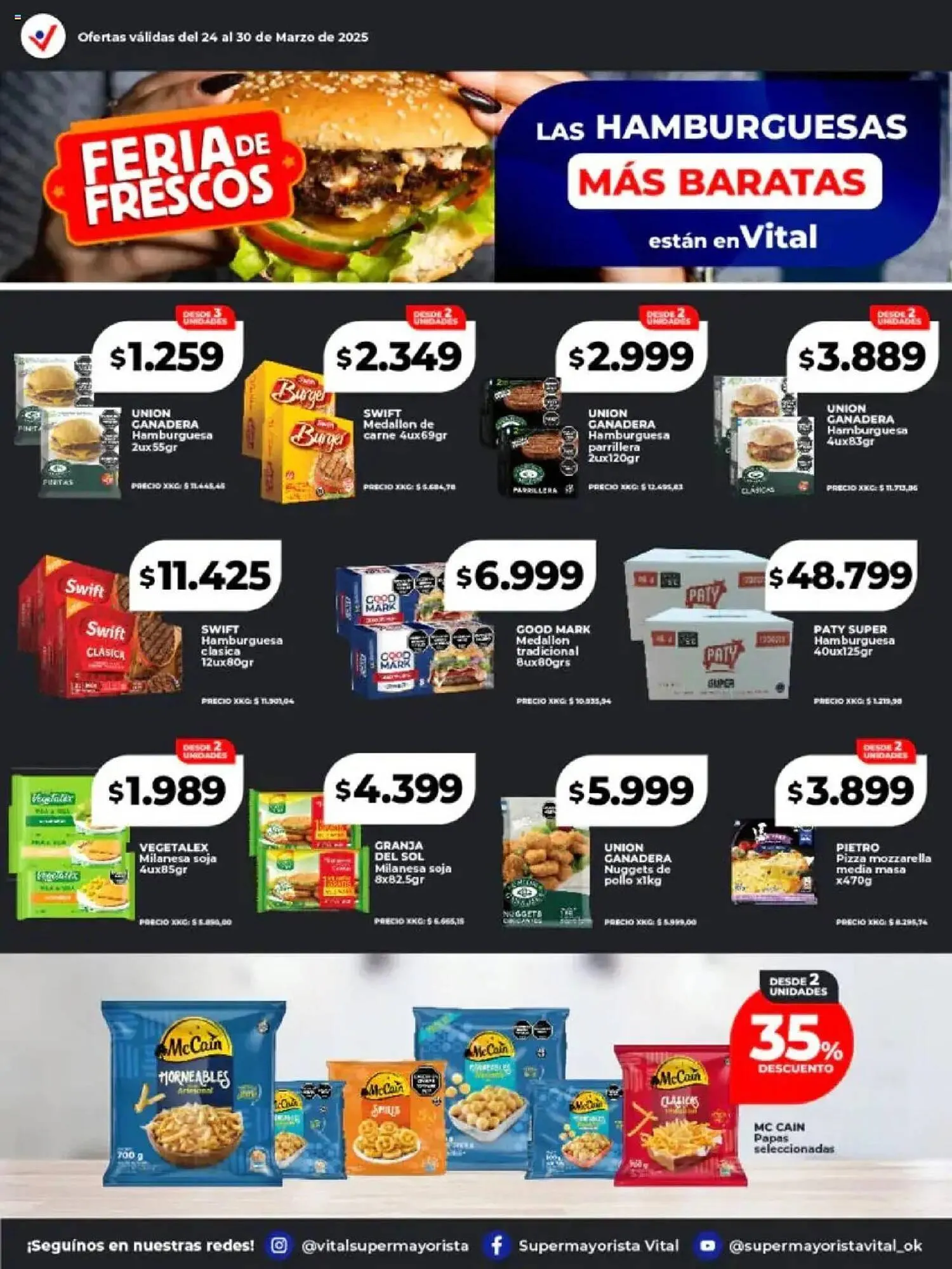 Ofertas de Catálogo Supermayorista Vital 24 de marzo al 30 de marzo 2025 - Página 24 del catálogo