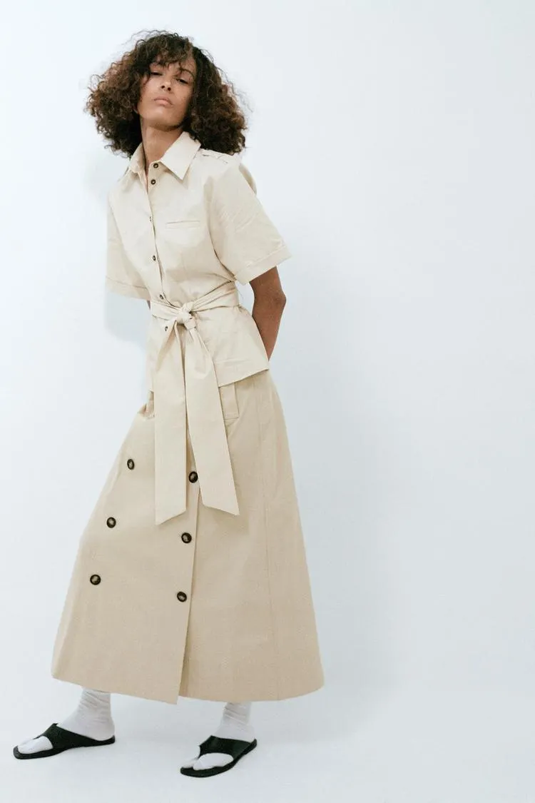 CAMISA TRABILLAS CINTURÓN