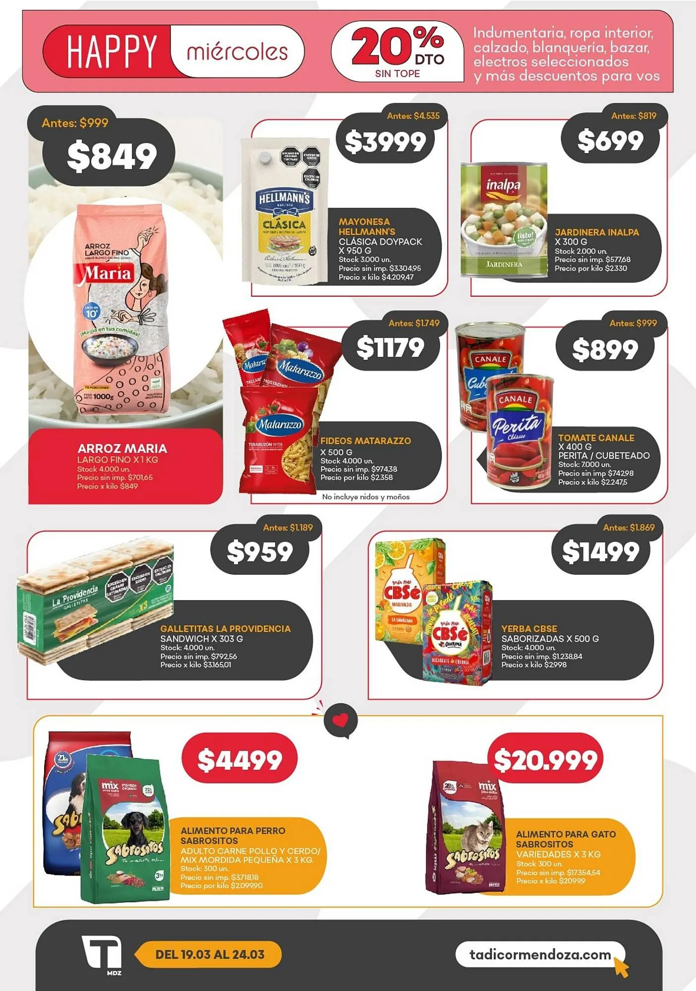 Ofertas de Catálogo Supermercados Tadicor 18 de marzo al 24 de marzo 2026 - Página 13 del catálogo