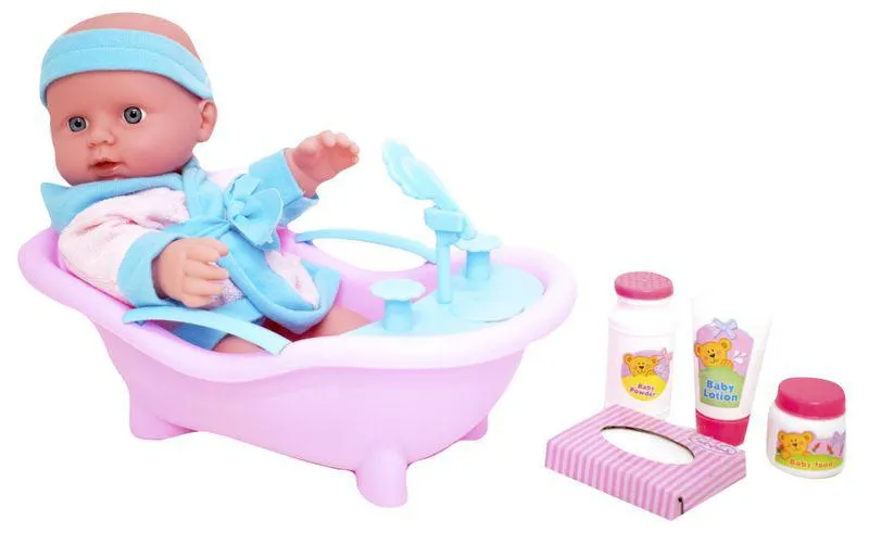 Bebote con Bañera en Caja 35cm