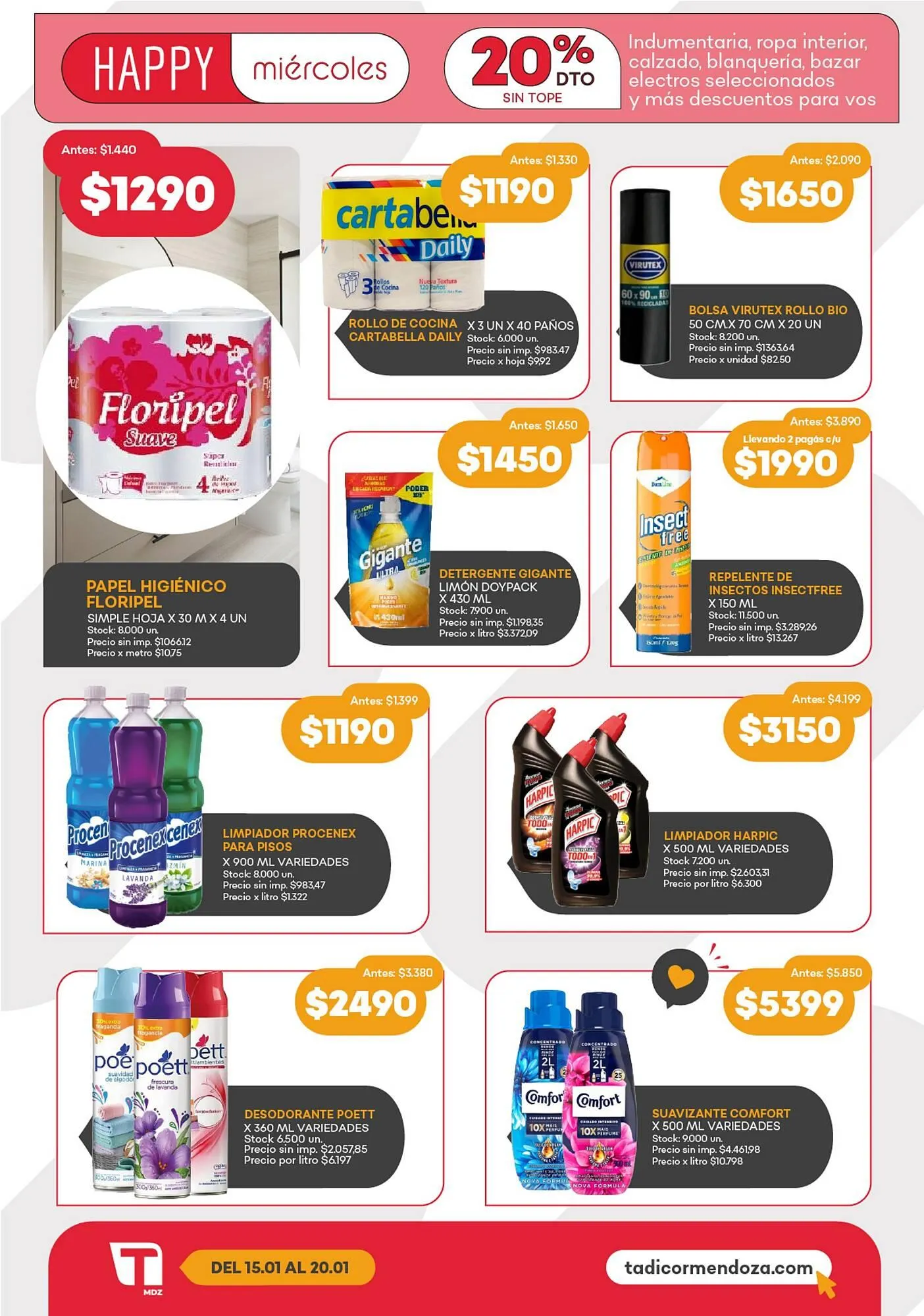 Ofertas de Catálogo Supermercados Tadicor 15 de enero al 20 de enero 2026 - Página 5 del catálogo