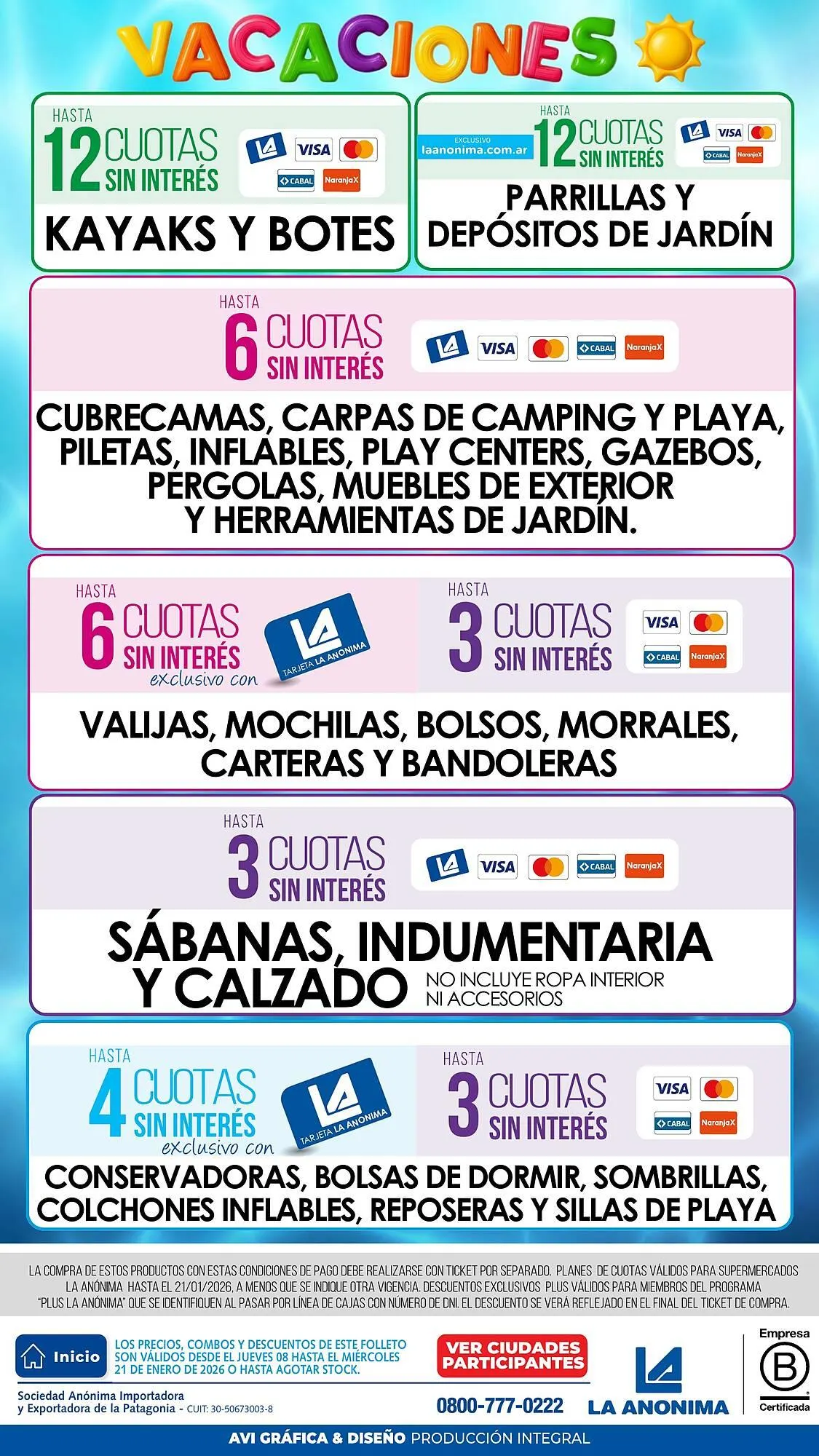 Ofertas de Catálogo La Anonima 8 de enero al 26 de enero 2026 - Página 29 del catálogo
