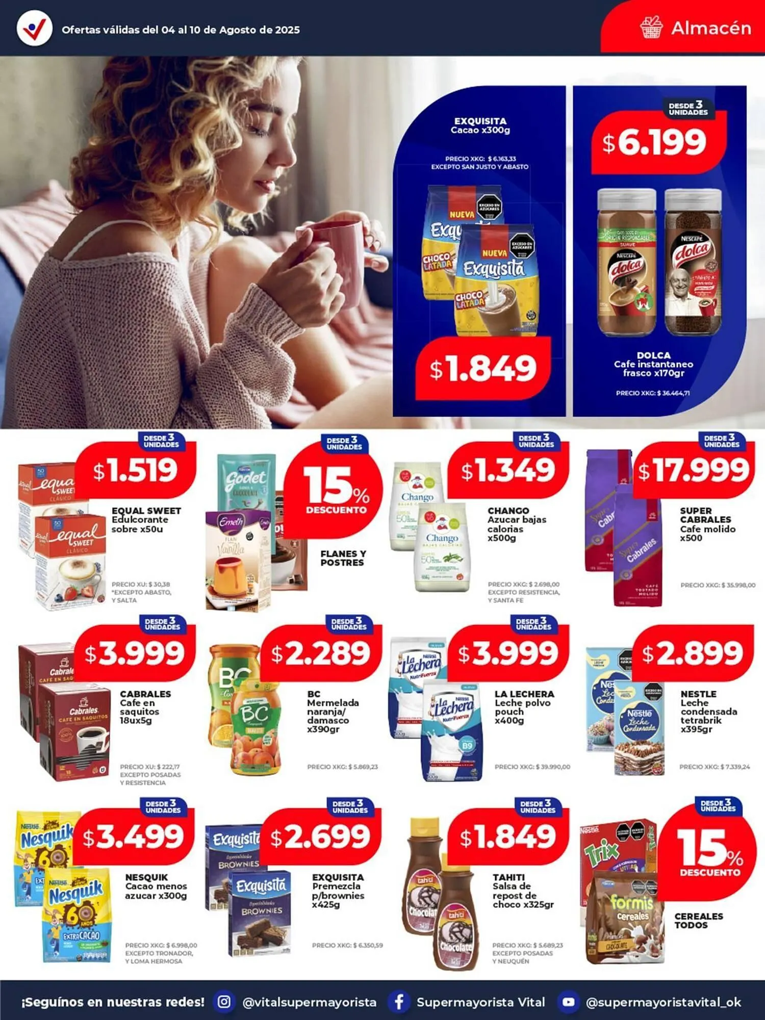 Ofertas de Catálogo Supermayorista Vital 4 de agosto al 10 de agosto 2025 - Página 16 del catálogo