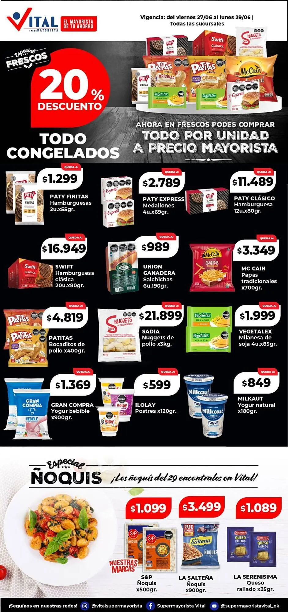 Ofertas de Catálogo Supermayorista Vital 27 de junio al 29 de junio 2025 - Página 2 del catálogo