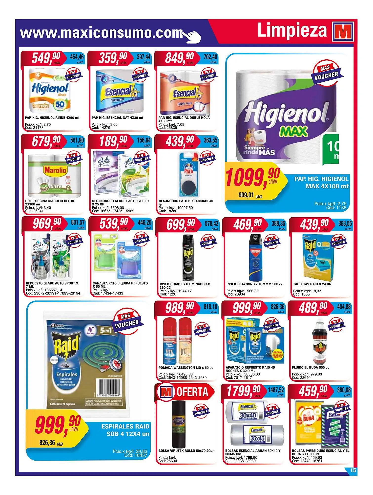 Ofertas de Catálogo Maxiconsumo 25 de septiembre al 1 de octubre 2023 - Página 15 del catálogo