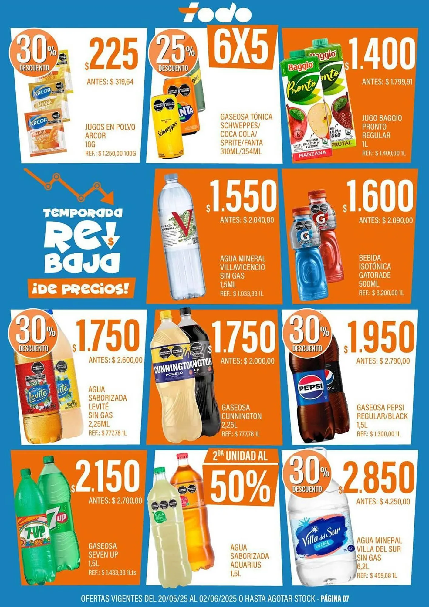 Ofertas de Catálogo Supermercados Todo 20 de mayo al 2 de junio 2025 - Página 7 del catálogo