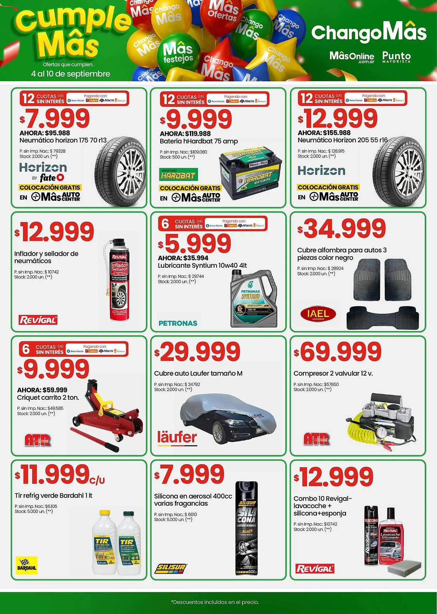 Ofertas de Catálogo Changomas 4 de septiembre al 10 de septiembre 2025 - Página 16 del catálogo