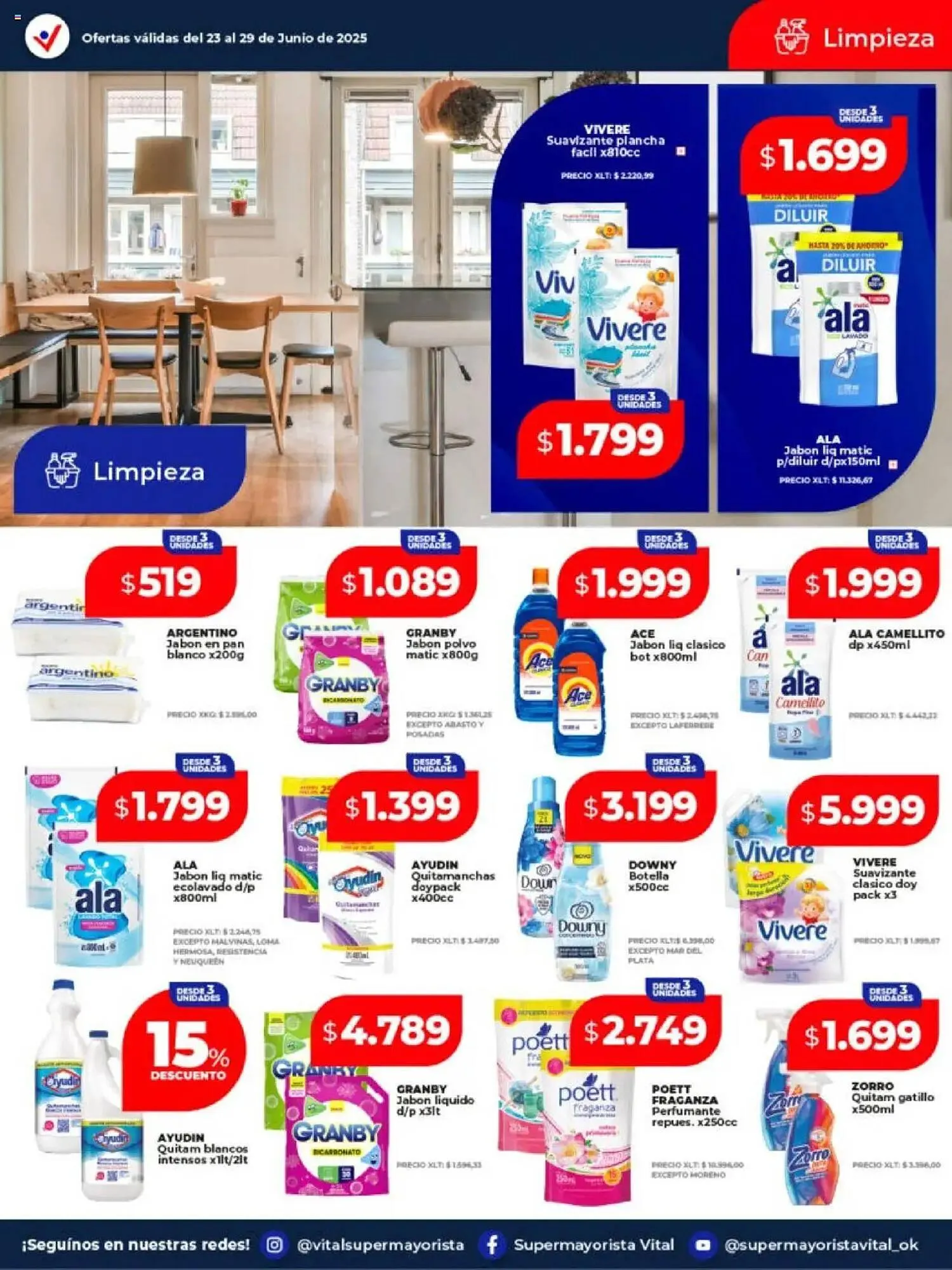 Ofertas de Catálogo Supermayorista Vital 23 de junio al 29 de junio 2025 - Página 8 del catálogo