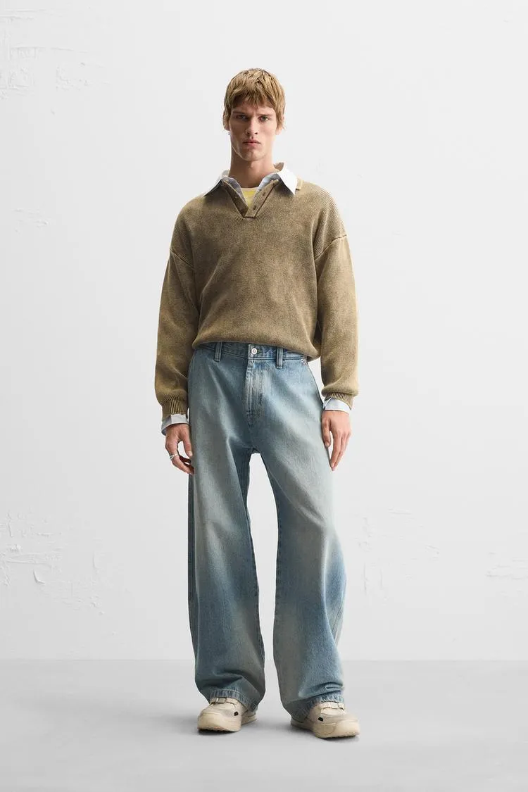 POLO PUNTO EFECTO LAVADO