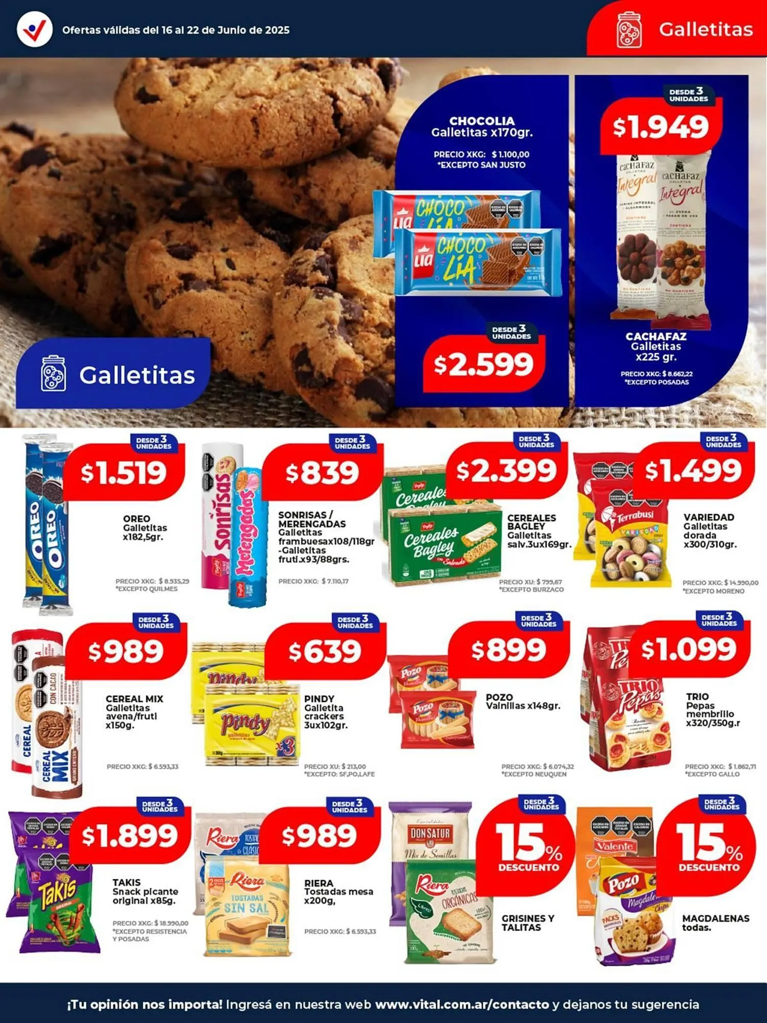 Ofertas de Catálogo Supermayorista Vital 17 de junio al 22 de junio 2025 - Página 18 del catálogo