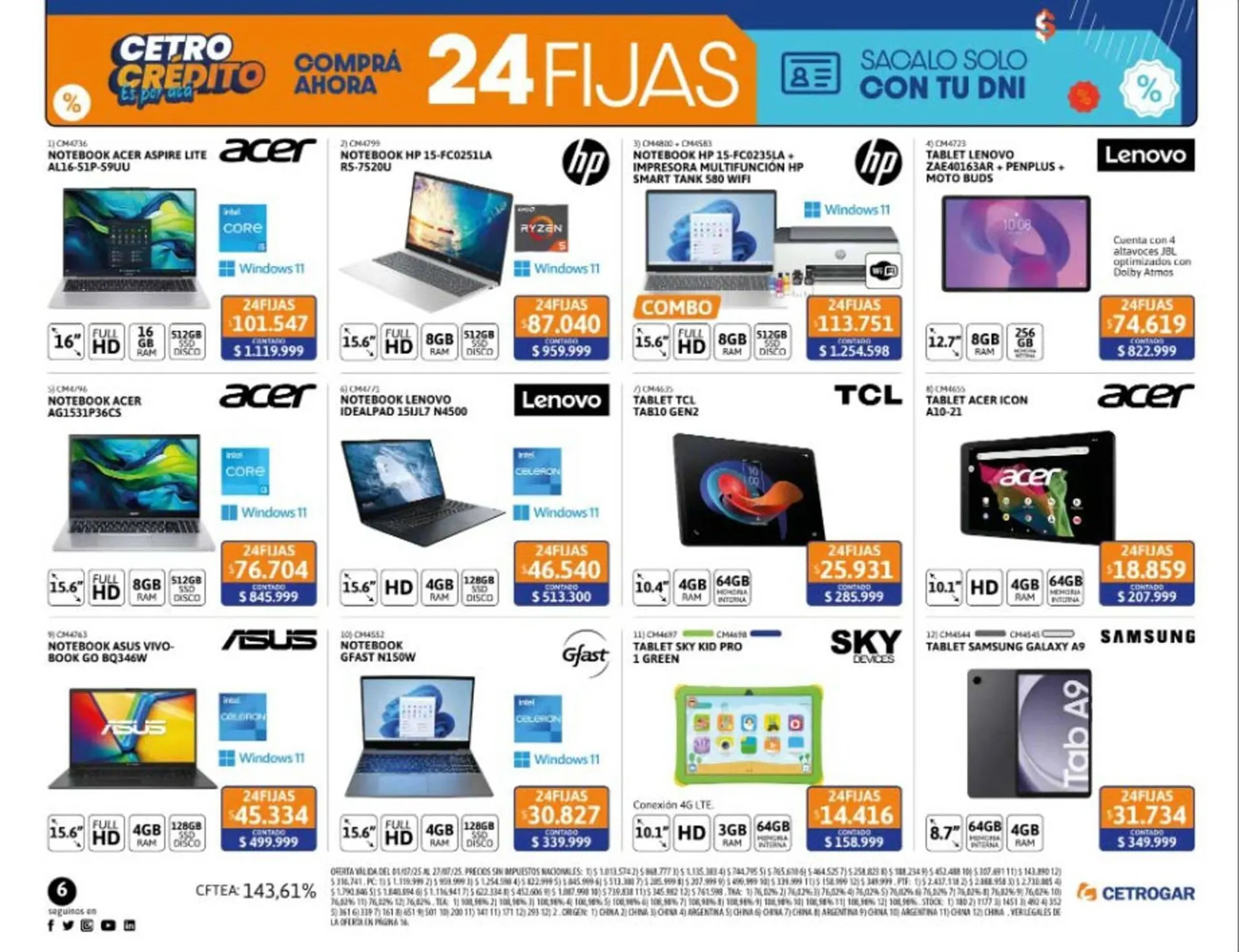 Ofertas de Catálogo Cetrogar 11 de julio al 31 de julio 2025 - Página 6 del catálogo