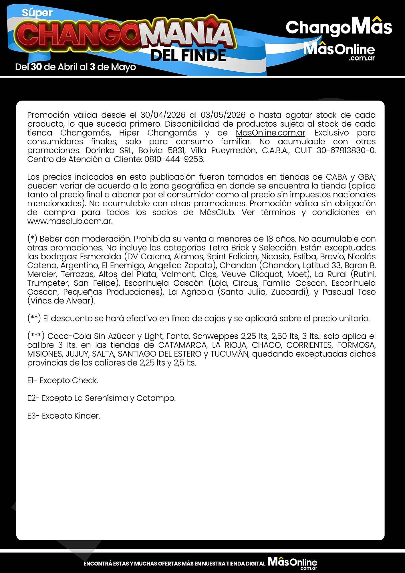 Ofertas de Catálogo Changomas 1 de mayo al 3 de mayo 2026 - Página 5 del catálogo