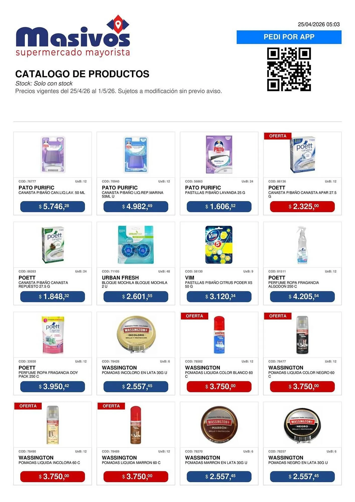 Ofertas de Catálogo Masivos 25 de abril al 1 de mayo 2026 - Página 93 del catálogo