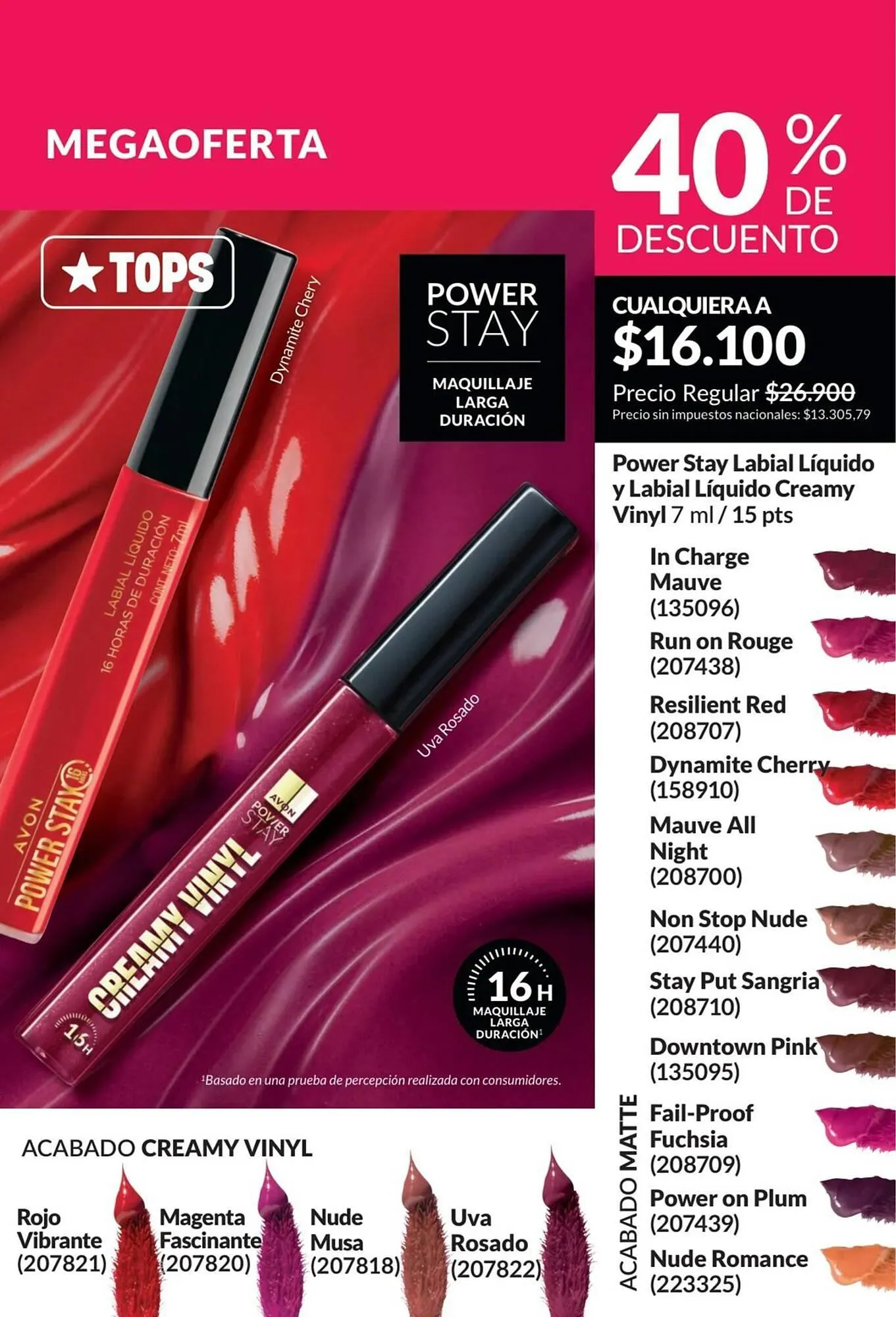 Ofertas de Catálogo Avon 1 de agosto al 31 de agosto 2026 - Página 188 del catálogo