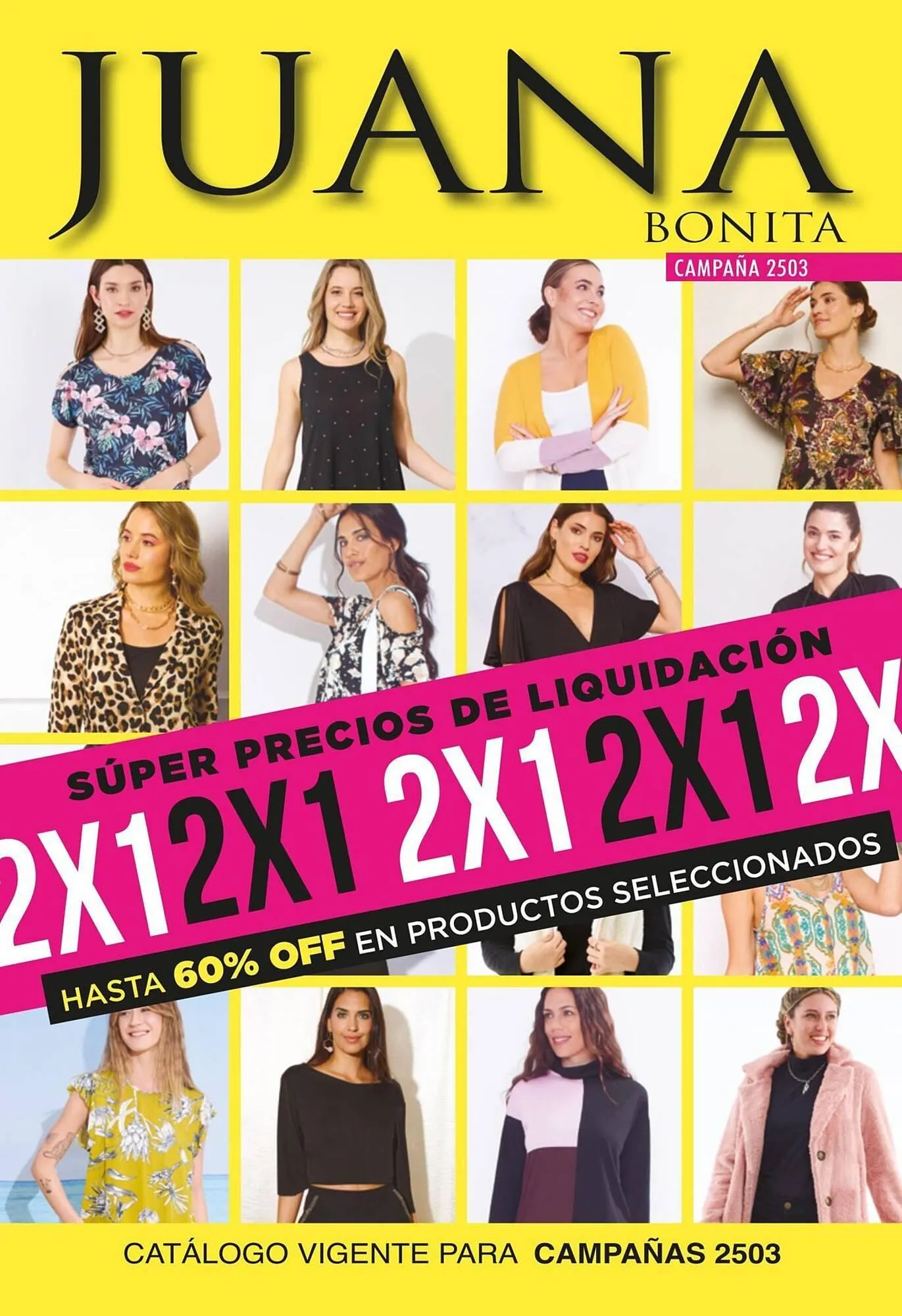 Ofertas de Catálogo Juana Bonita 25 de marzo al 31 de marzo 2025 - Página 1 del catálogo