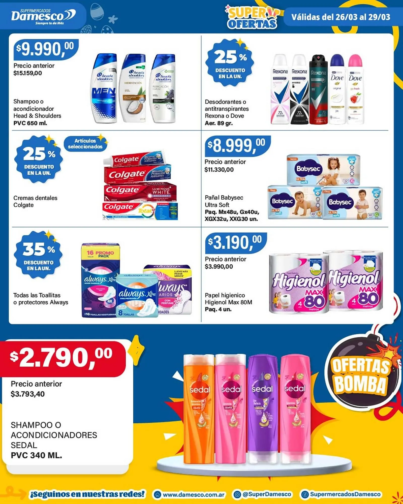 Ofertas de Catálogo Supermercados Damesco 26 de marzo al 29 de marzo 2026 - Página 7 del catálogo