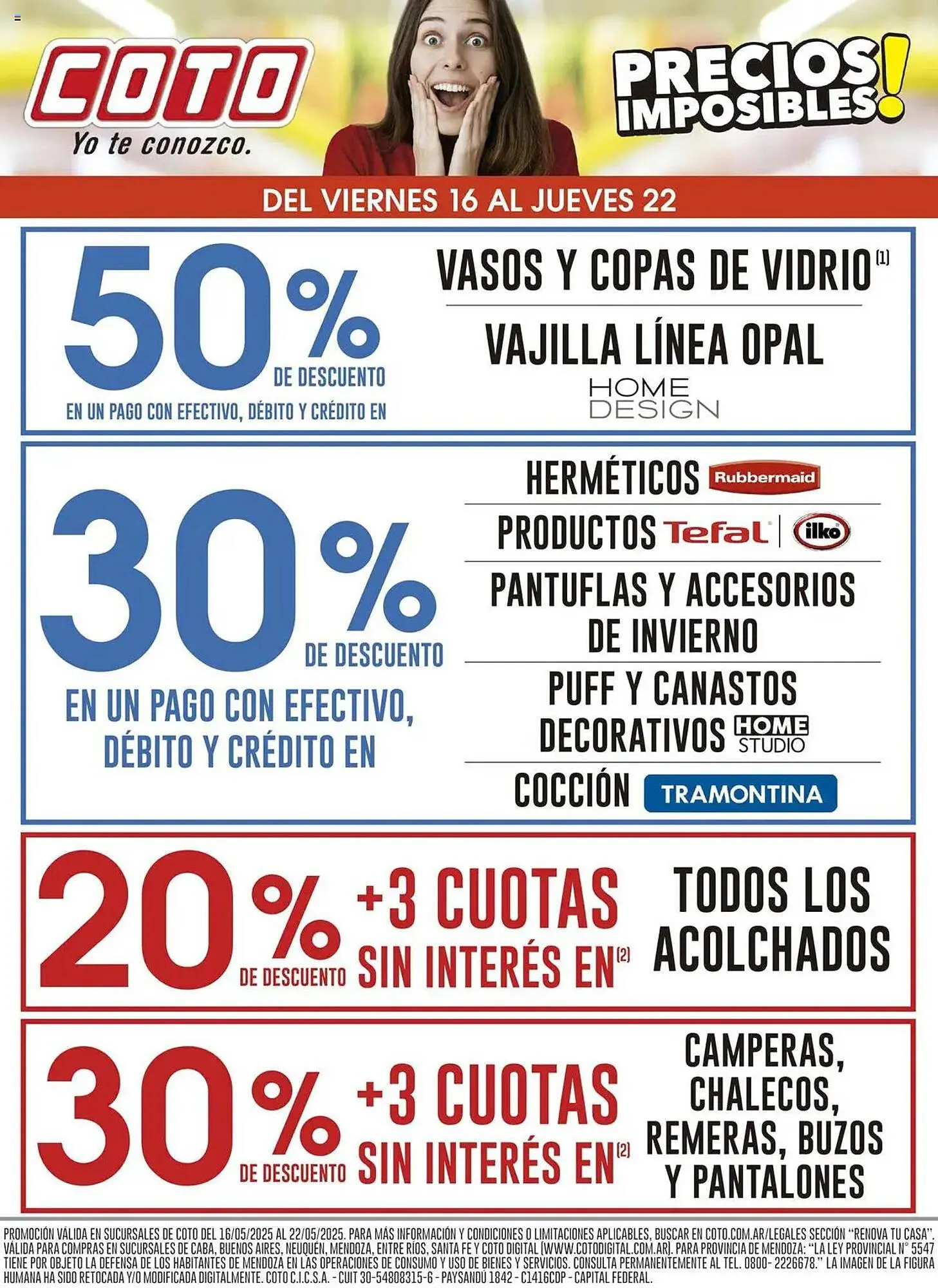 Ofertas de Catálogo Coto 18 de mayo al 22 de mayo 2025 - Página 1 del catálogo