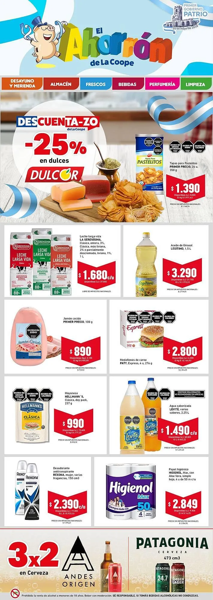 Ofertas de Catálogo Cooperativa Obrera 18 de mayo al 28 de mayo 2025 - Página 1 del catálogo