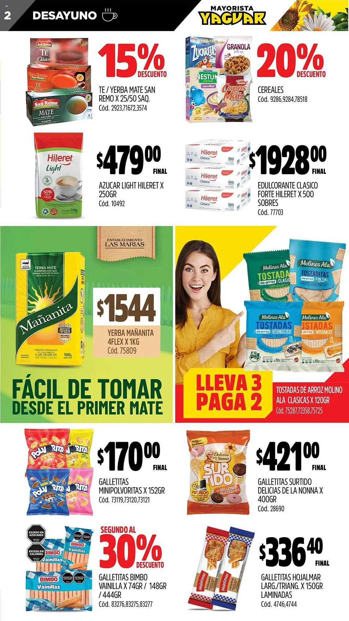 Ofertas de Catálogo Supermercados Yaguar 25 de septiembre al 1 de octubre 2023 - Página 2 del catálogo
