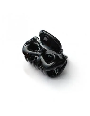 BASICARE BROCHE MINI FLOR NEGRO 3243