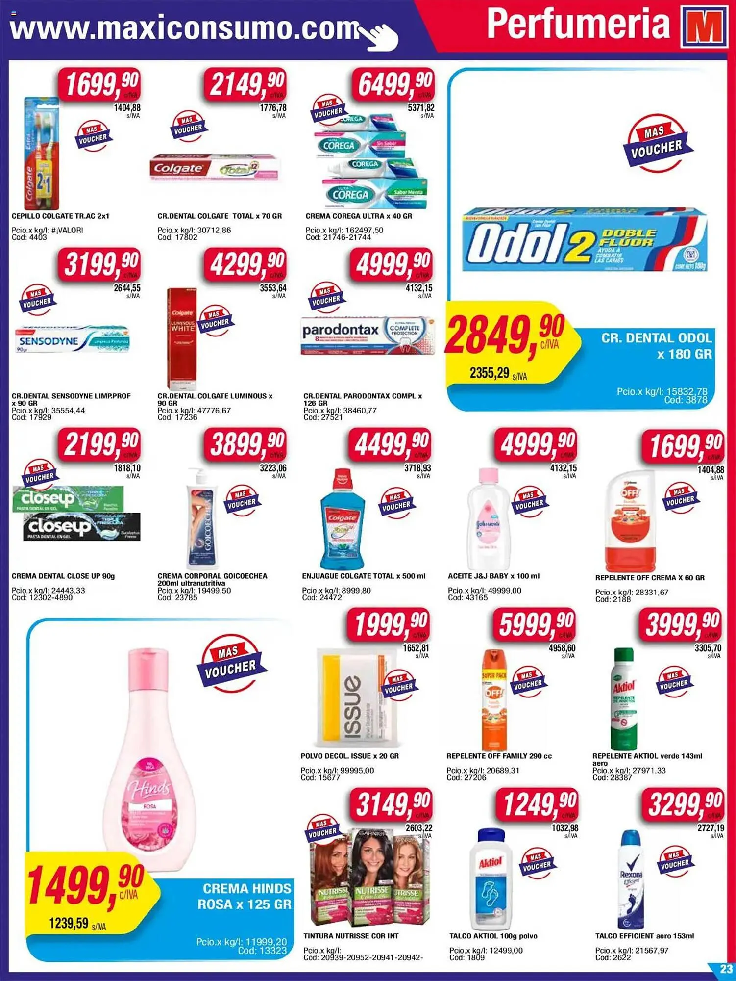 Ofertas de Catálogo Maxiconsumo 31 de marzo al 6 de abril 2025 - Página 23 del catálogo