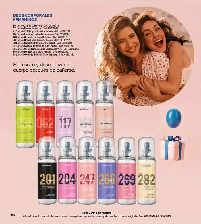 Ofertas de Catálogo Cosmeticos Millanel C8/24 5 de julio al 28 de julio 2024 - Página 190 del catálogo