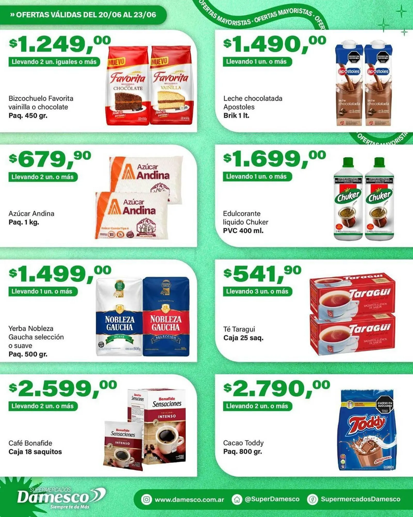 Ofertas de Catálogo Supermercados Damesco 20 de junio al 23 de junio 2026 - Página 3 del catálogo