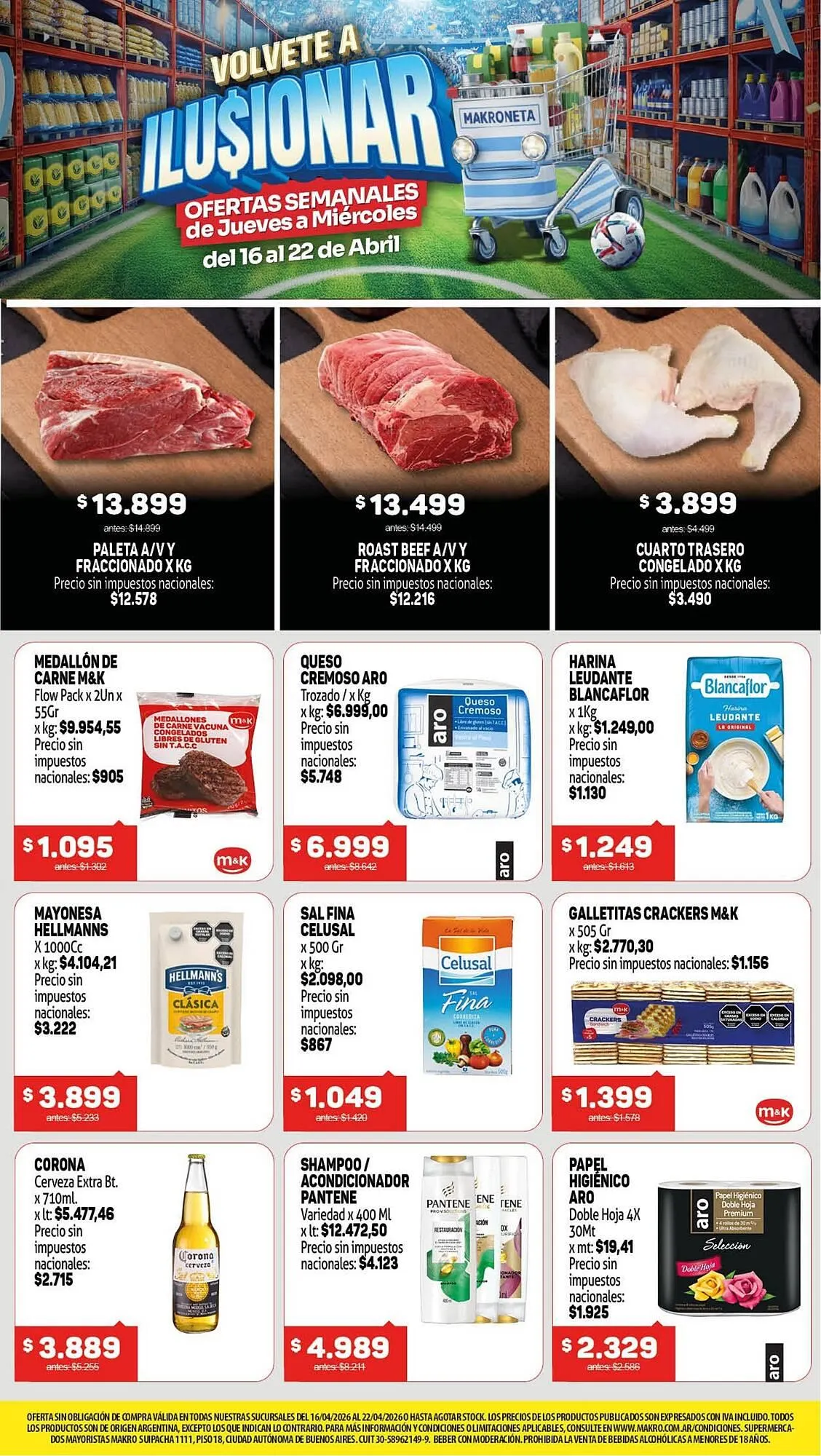 Ofertas de Catálogo Makro 16 de abril al 22 de abril 2026 - Página 1 del catálogo