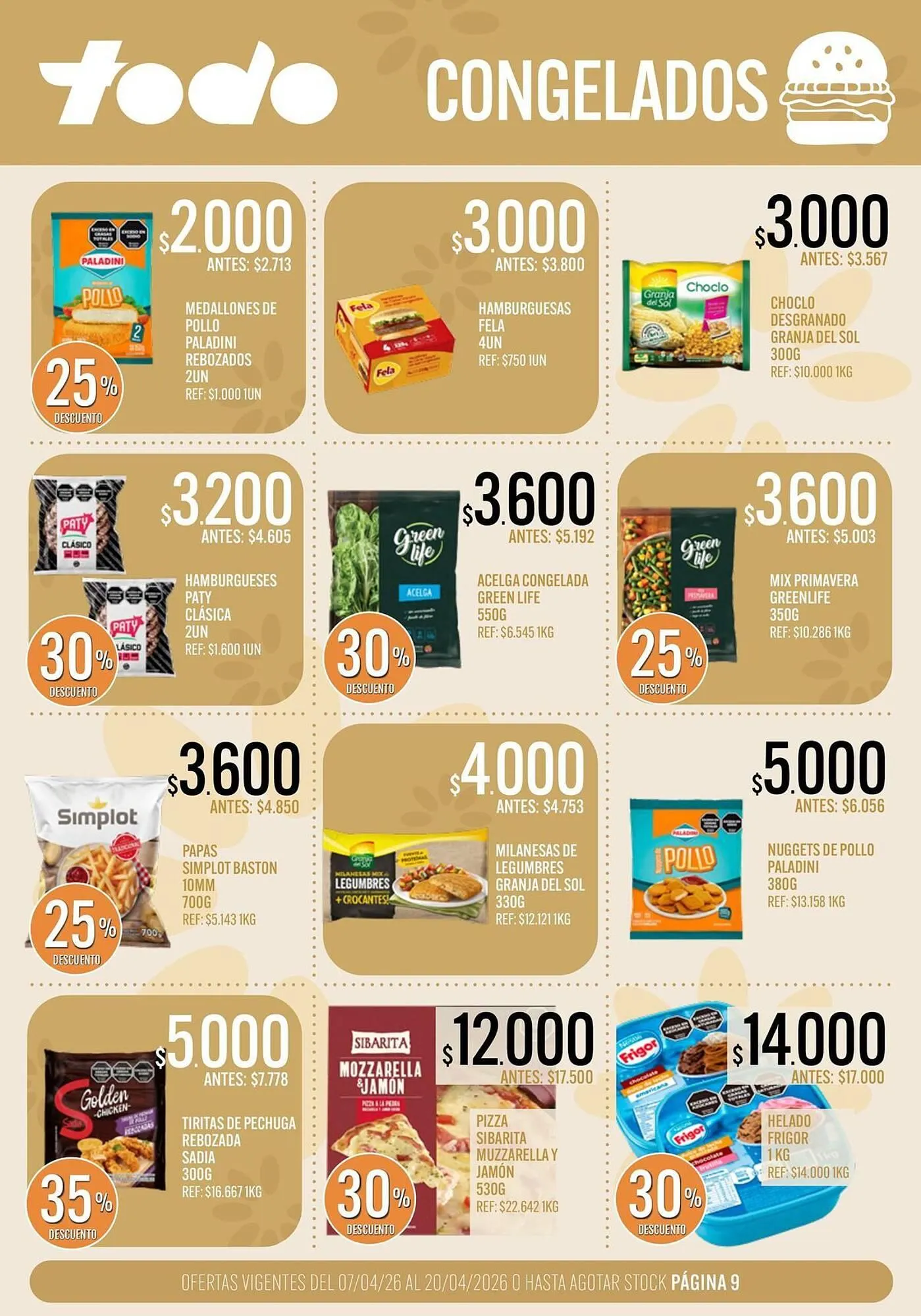 Ofertas de Catálogo Supermercados Todo 7 de abril al 20 de abril 2026 - Página 9 del catálogo