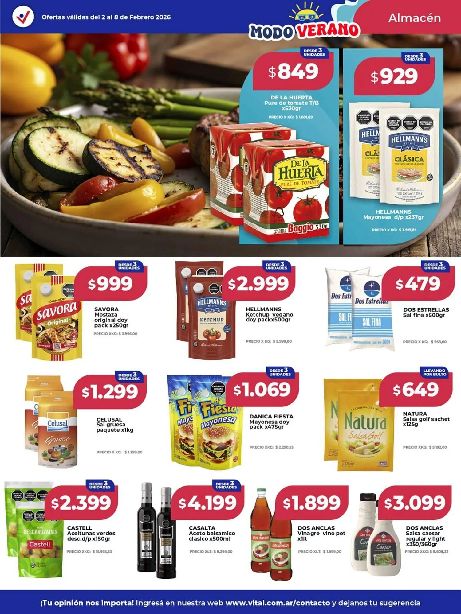 Ofertas de Catálogo Supermayorista Vital 2 de febrero al 8 de febrero 2026 - Página 7 del catálogo