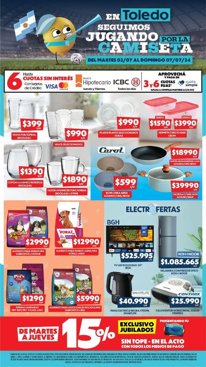 Ofertas de Catálogo Supermercados Toledo 2 de julio al 7 de julio 2024 - Página 7 del catálogo