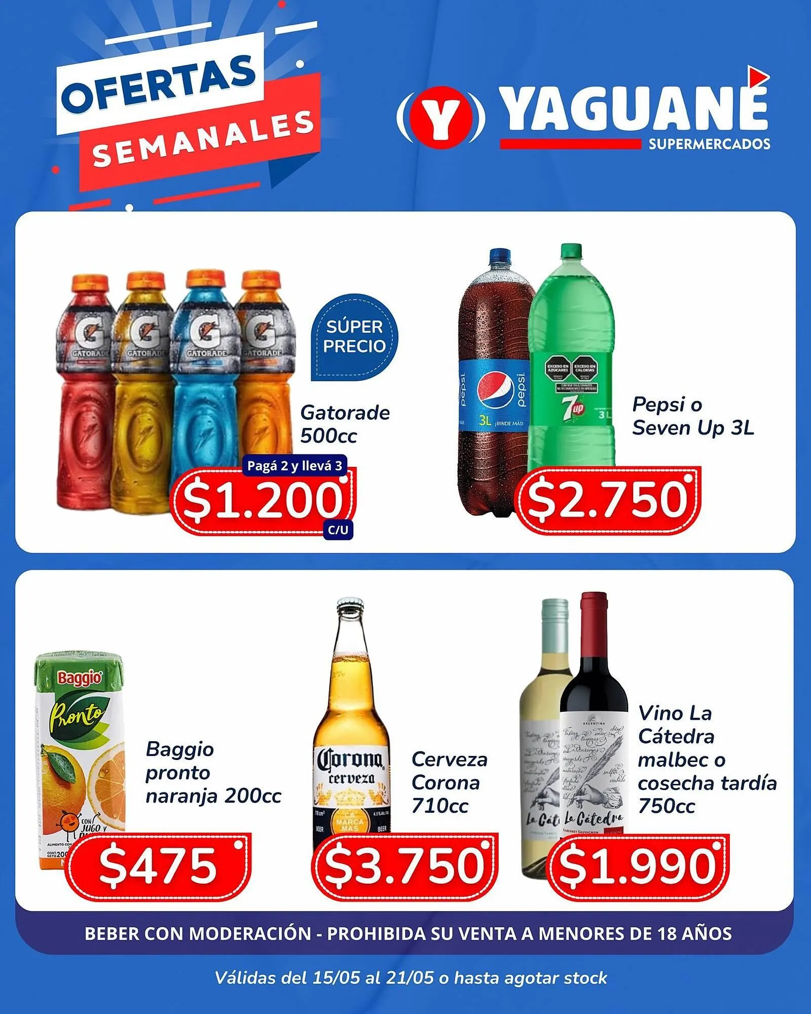 Ofertas de Catálogo Yaguane Supermercados 15 de mayo al 21 de mayo 2026 - Página 3 del catálogo
