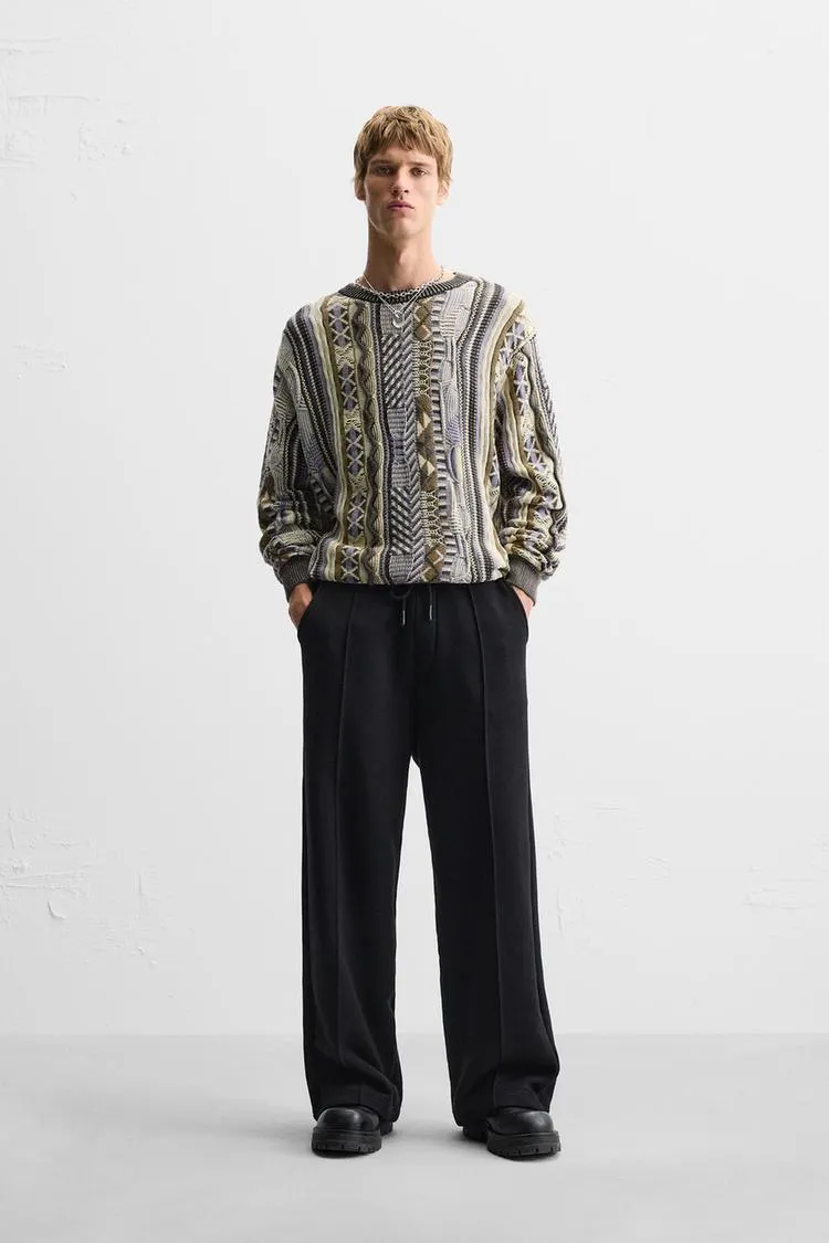 JERSEY JACQUARD ABSTRACTO