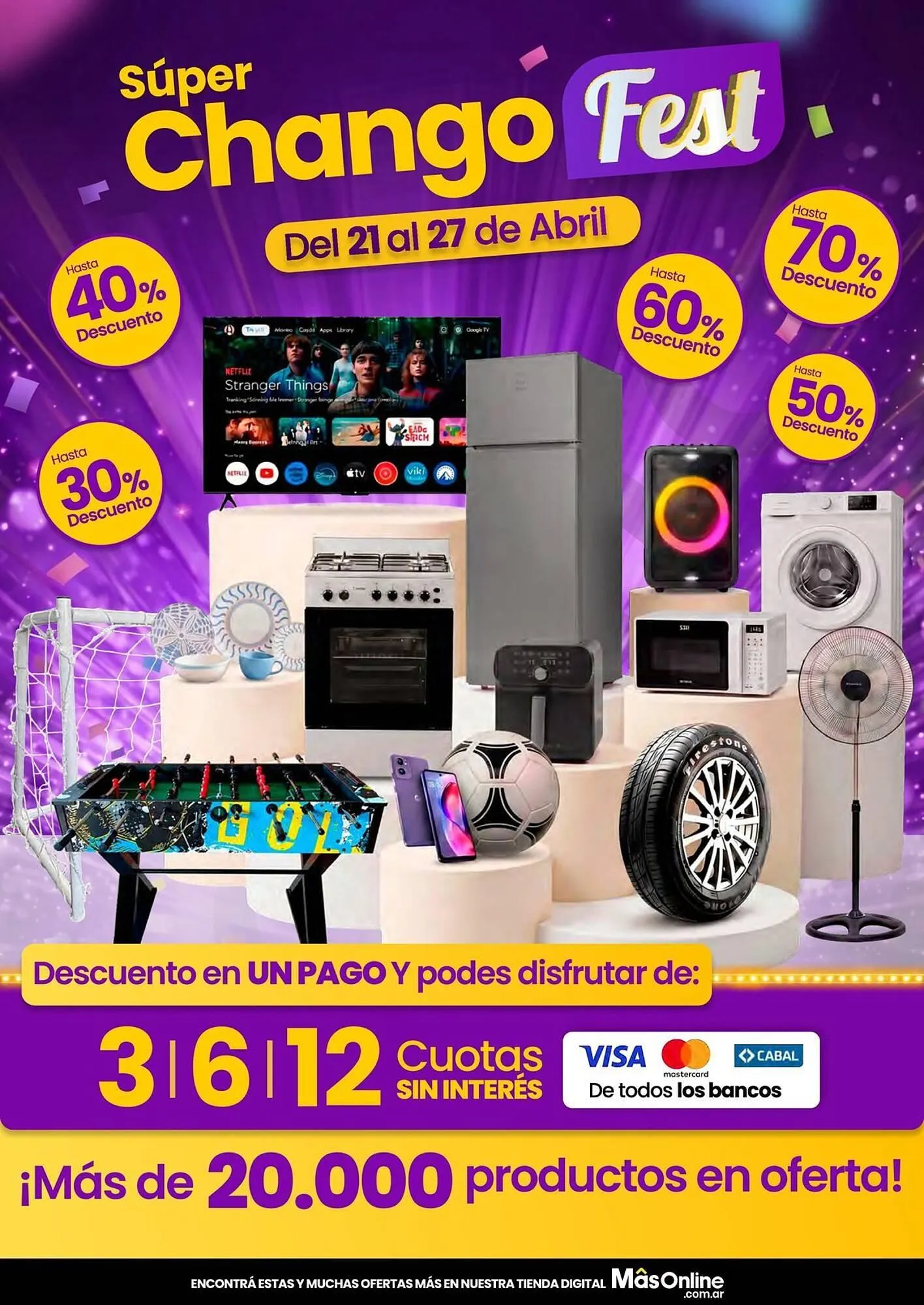 Ofertas de Catálogo Changomas 21 de abril al 27 de abril 2026 - Página 1 del catálogo