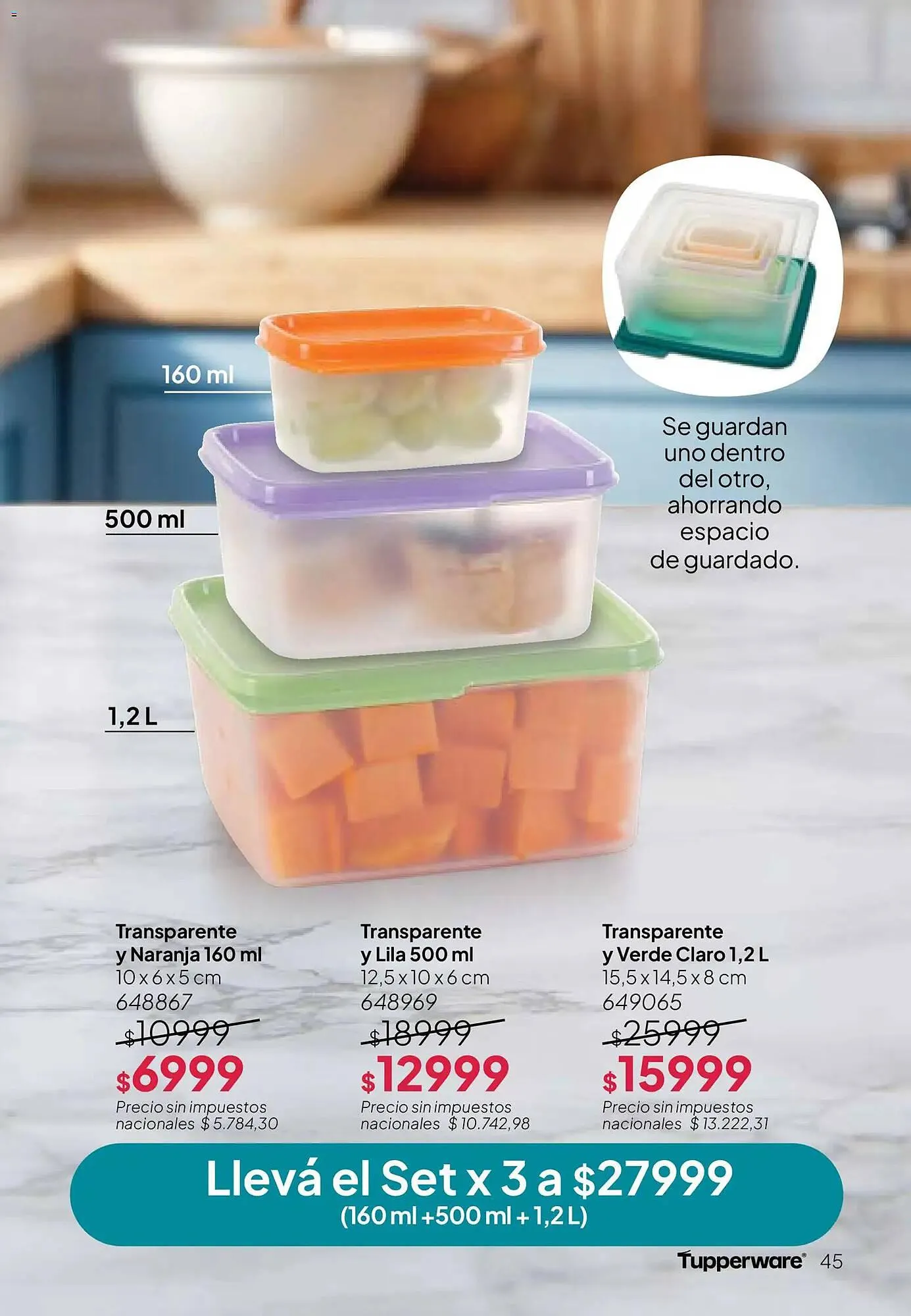 Ofertas de Folleto Tupperware 24 de noviembre al 31 de diciembre 2025 - Página 46 del catálogo