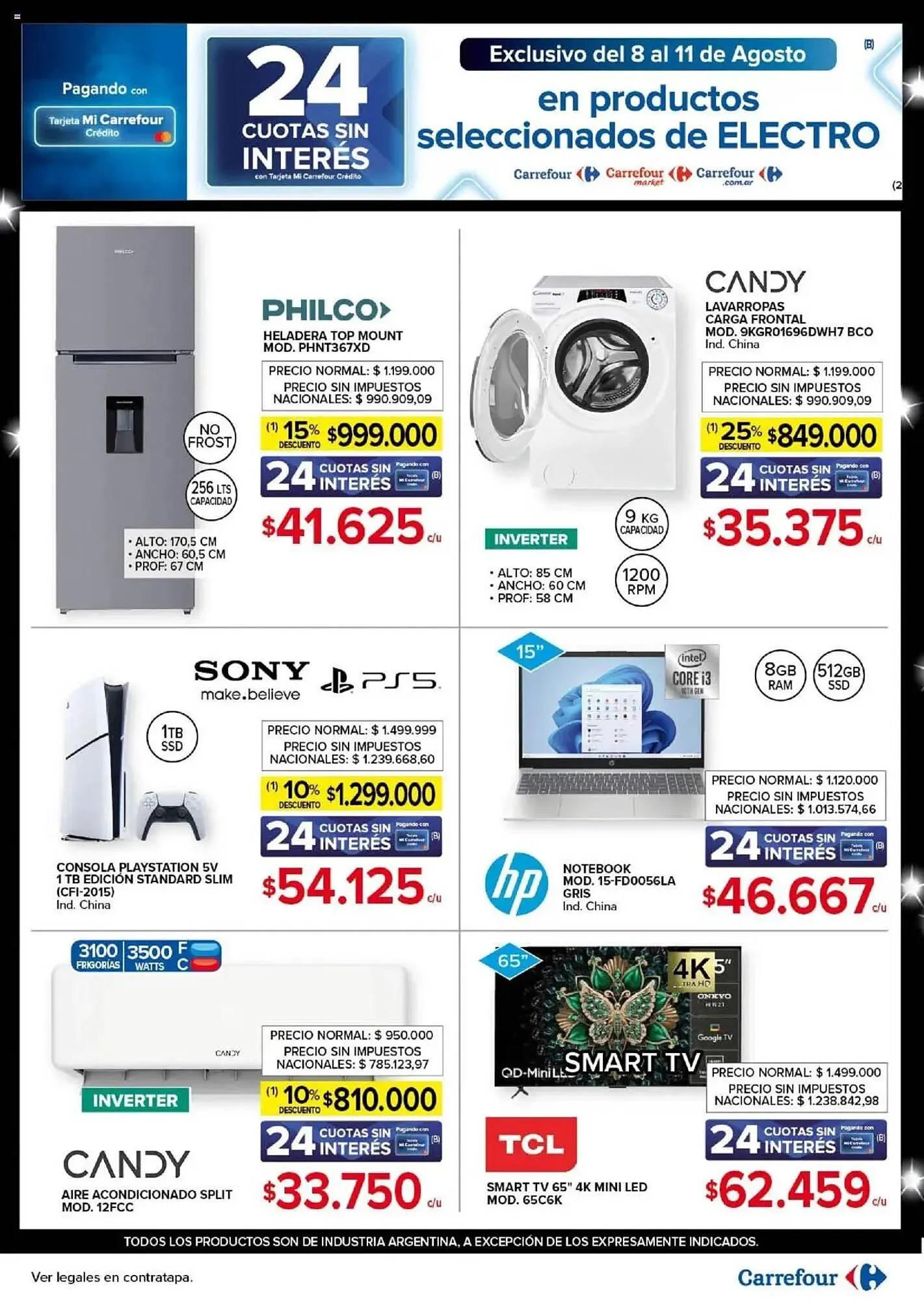 Ofertas de Catálogo Carrefour 8 de agosto al 11 de agosto 2025 - Página 4 del catálogo