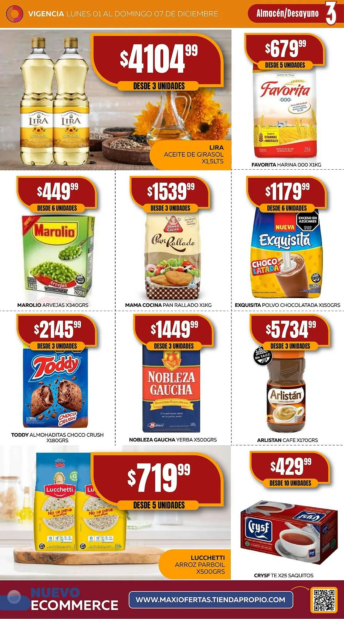 Ofertas de Catálogo Maxi Ofertas 1 de diciembre al 7 de diciembre 2025 - Página 3 del catálogo