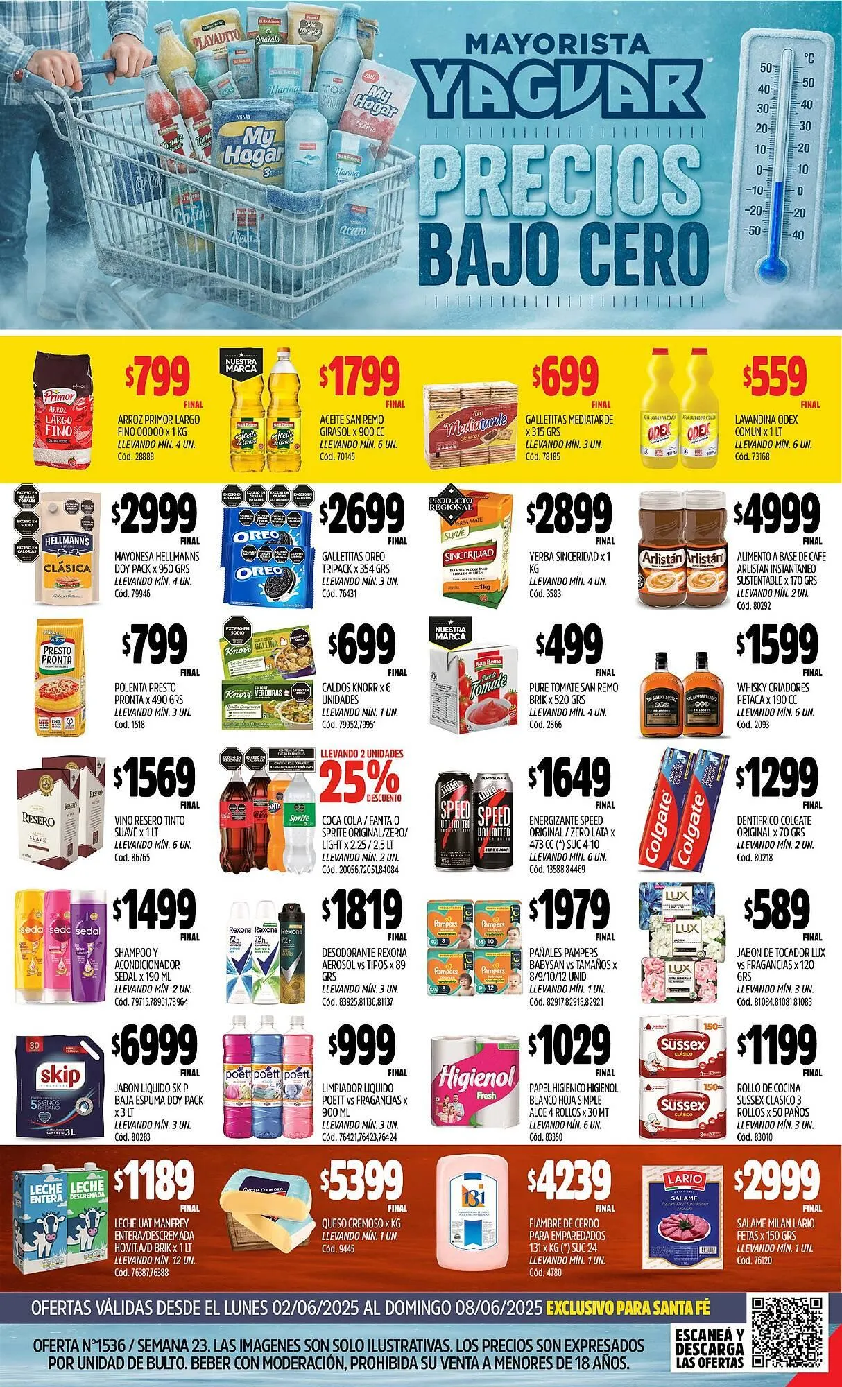 Ofertas de Catálogo Supermercados Yaguar 2 de junio al 8 de junio 2025 - Página 1 del catálogo