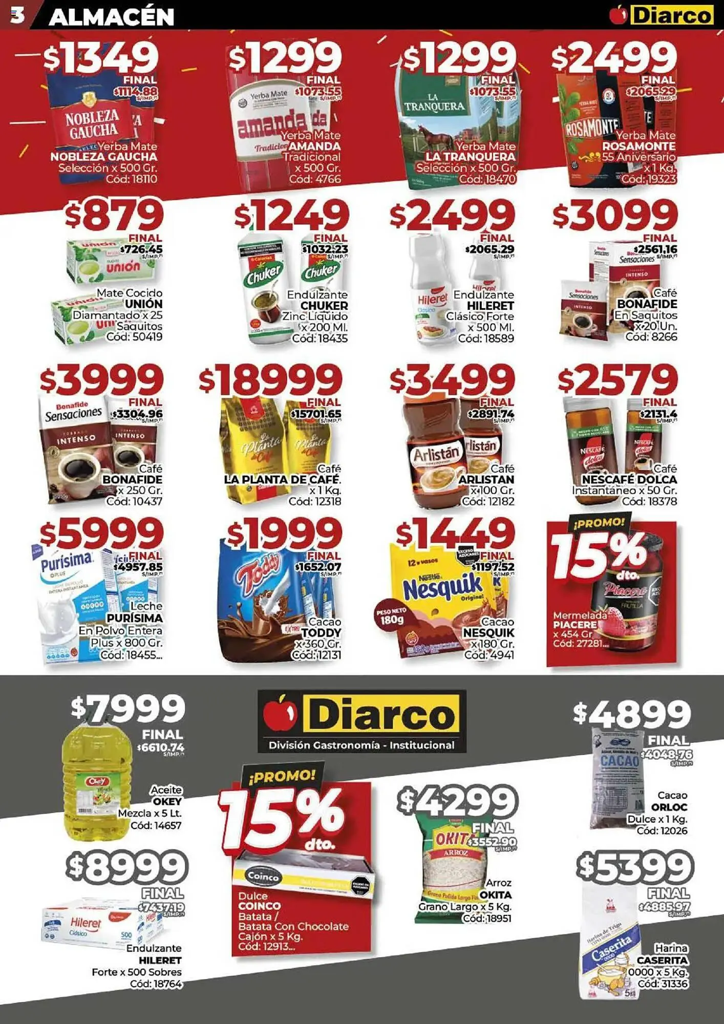 Ofertas de Catálogo Diarco 26 de mayo al 31 de mayo 2025 - Página 3 del catálogo