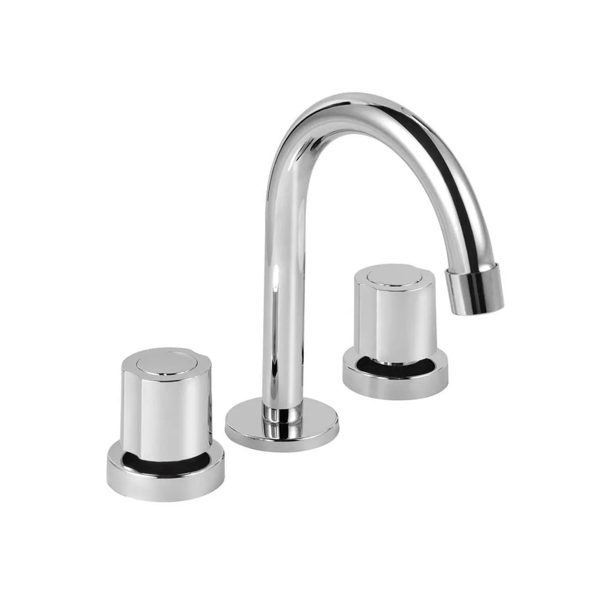 Grifería Lavatorio Bicomando Cromado Viva Hydros