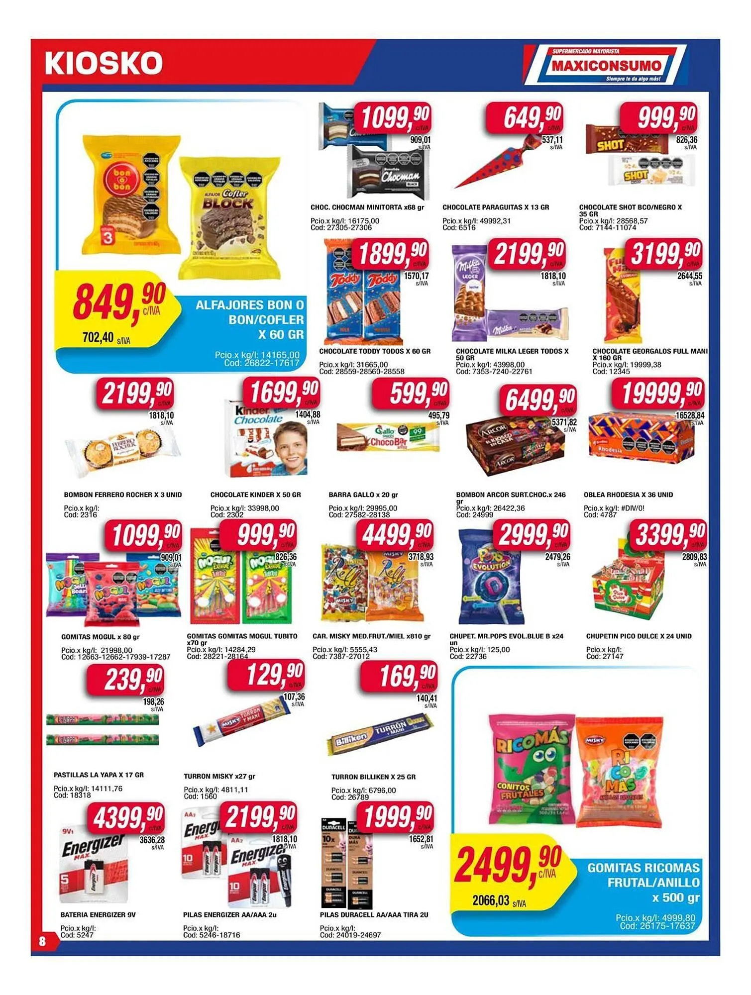 Ofertas de Catálogo Maxiconsumo 4 de agosto al 10 de agosto 2025 - Página 8 del catálogo