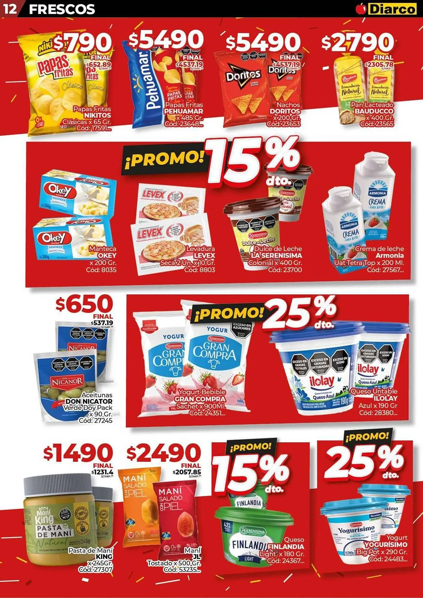 Ofertas de Catálogo Diarco 11 de agosto al 16 de agosto 2025 - Página 12 del catálogo