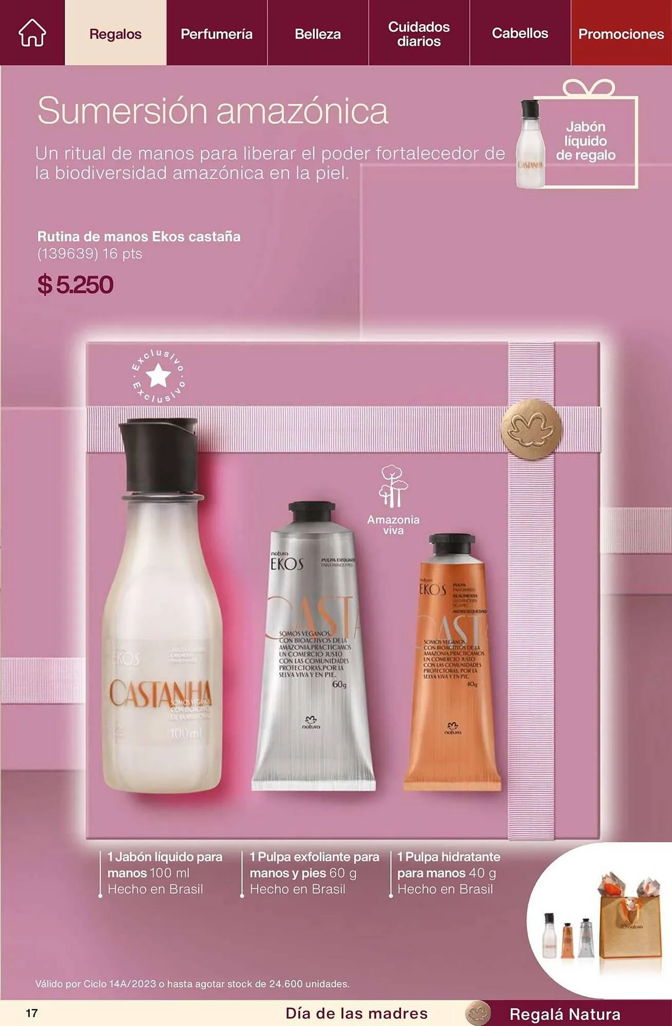 Ofertas de Catálogo Natura 27 de septiembre al 31 de octubre 2023 - Página 17 del catálogo