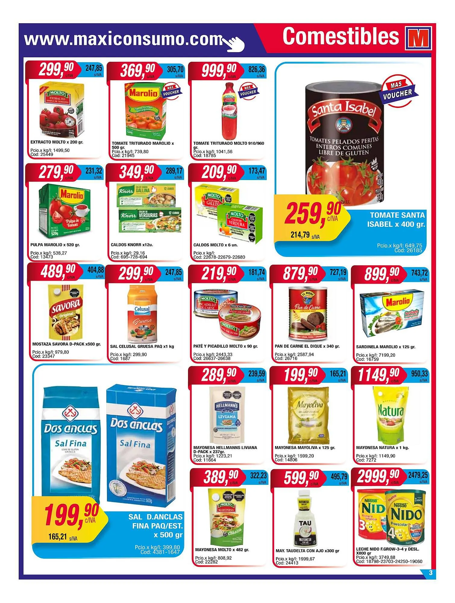 Ofertas de Catálogo Maxiconsumo 23 de octubre al 29 de octubre 2023 - Página 3 del catálogo