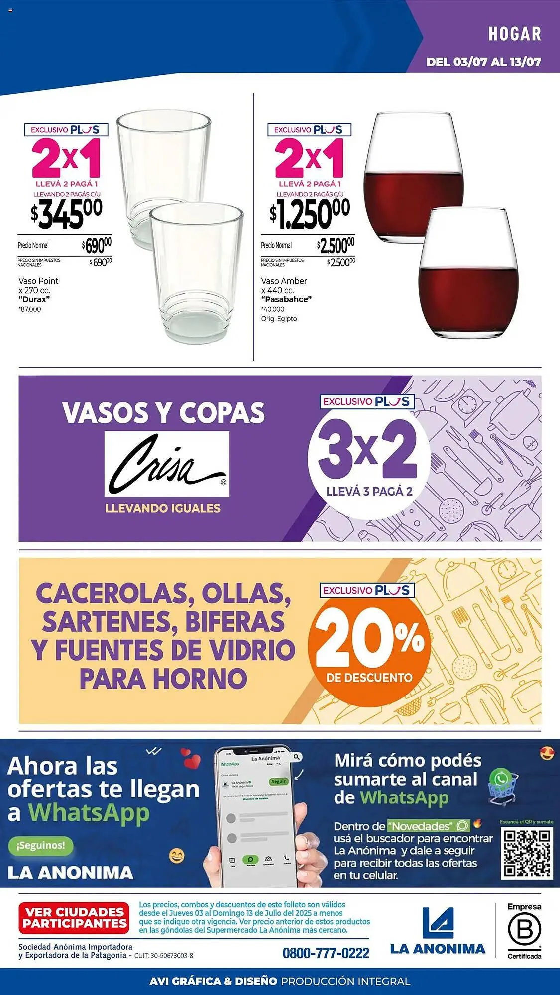 Ofertas de Catálogo La Anonima 3 de julio al 13 de julio 2025 - Página 40 del catálogo