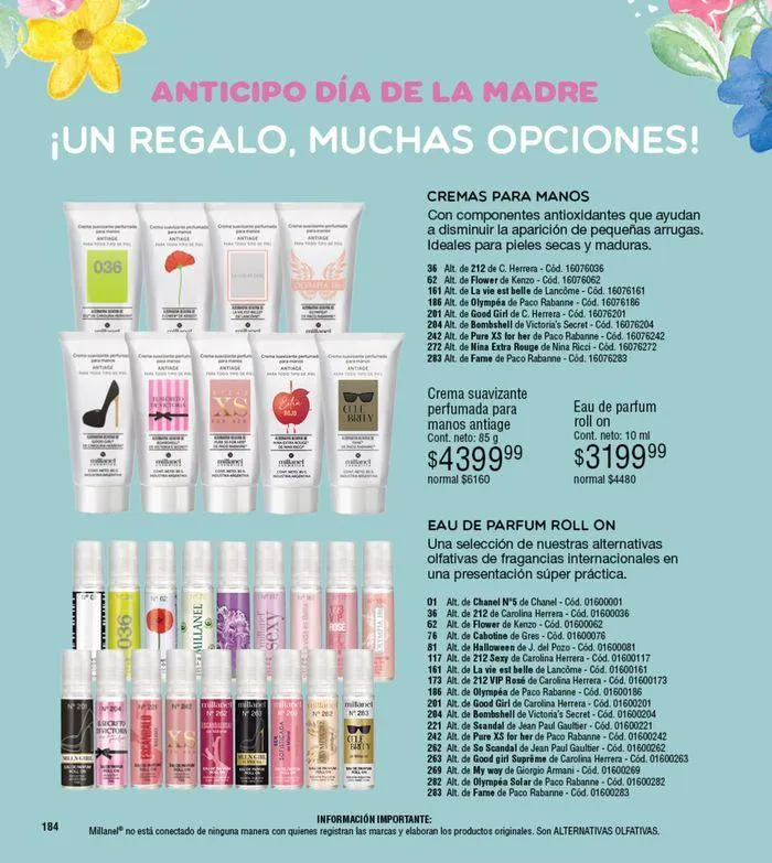 Ofertas de Catálogo Millanel Cosmética C10 26 de agosto al 22 de septiembre 2024 - Página 208 del catálogo